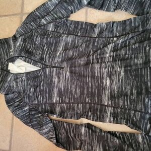 Black and Gray Patterned Jacket